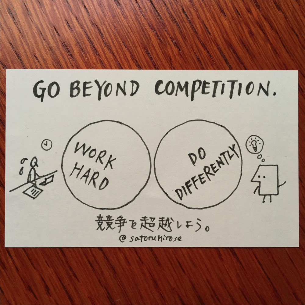 Go beyond competition. 